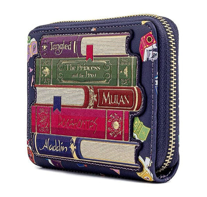 Loungefly Disney Princess Books Zip Around Wallet