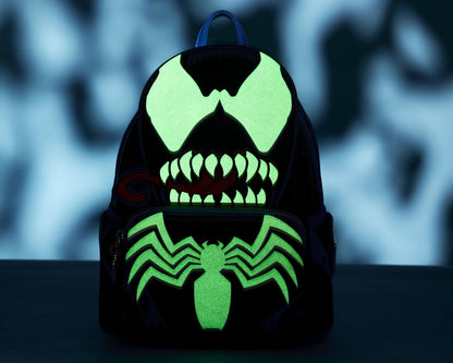 Loungefly Marvel Venom Cosplay Mini Backpack Glow in the Dark