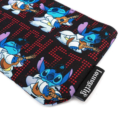 Loungefly X Disney Lilo And Stitch Elvis Nylon Cosmetic Pouch