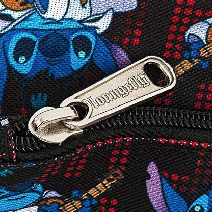 Loungefly X Disney Lilo And Stitch Elvis Nylon Cosmetic Pouch