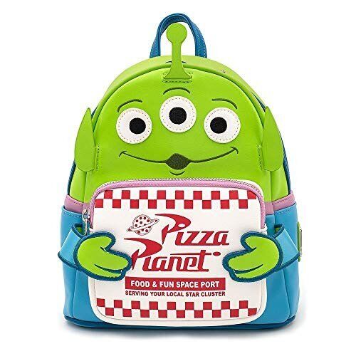 Loungefly Disney Toy Story Alien Pizza Planet Mini Backpack