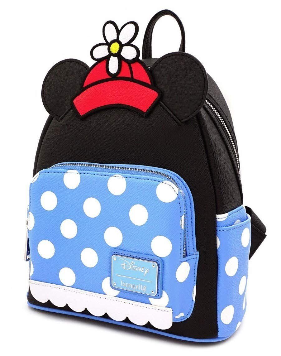 Loungefly Disney Positively Minnie Polka Dot Faux Leather Mini Backpack