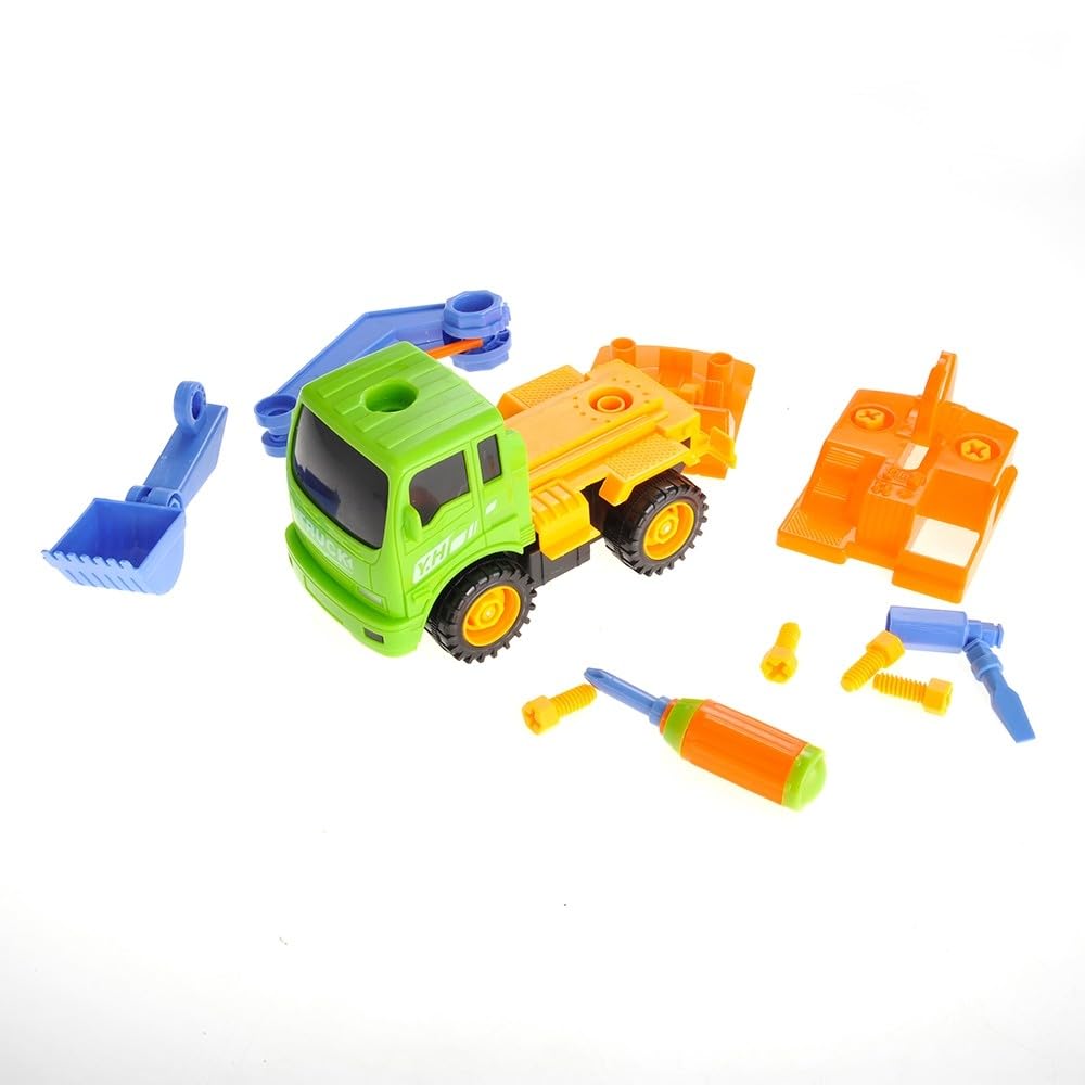 Dusky Shark Take-A-Part Excavator Truck Set – Build & Play Construction Toy for Kids