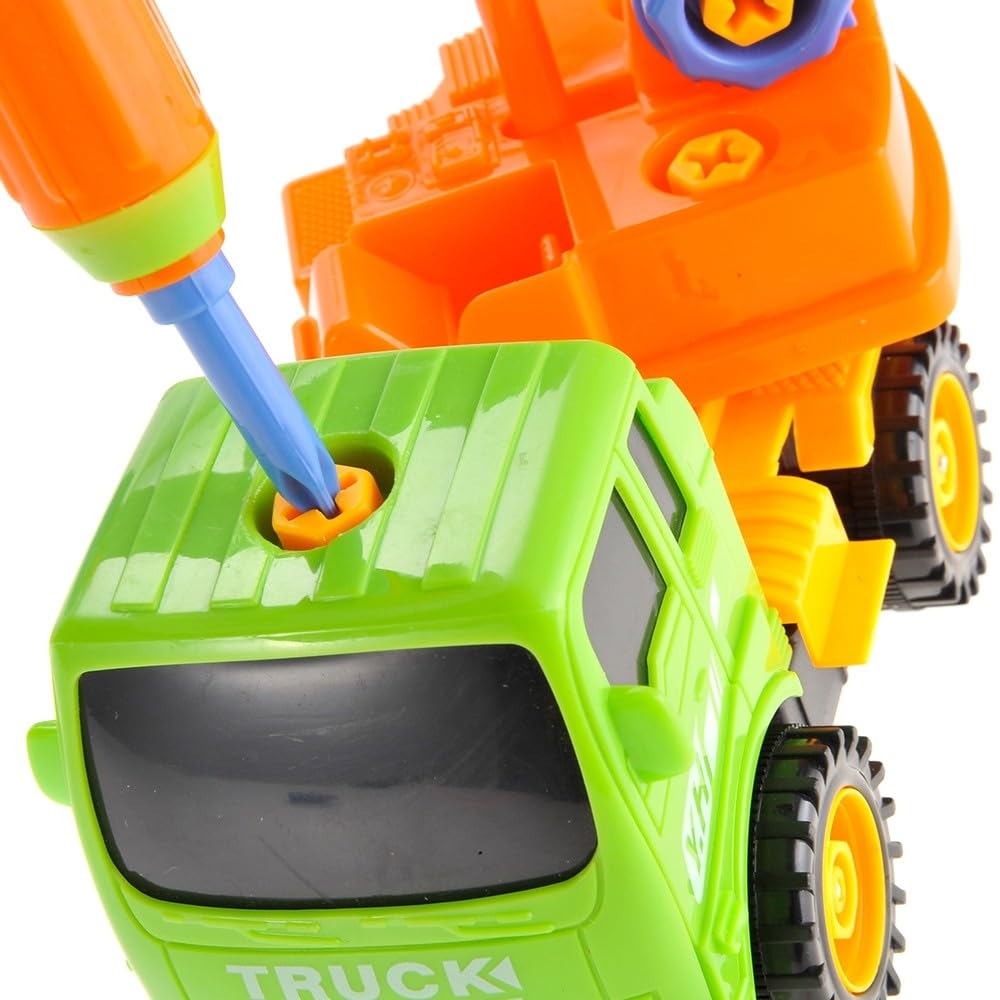 Dusky Shark Take-A-Part Excavator Truck Set – Build & Play Construction Toy for Kids