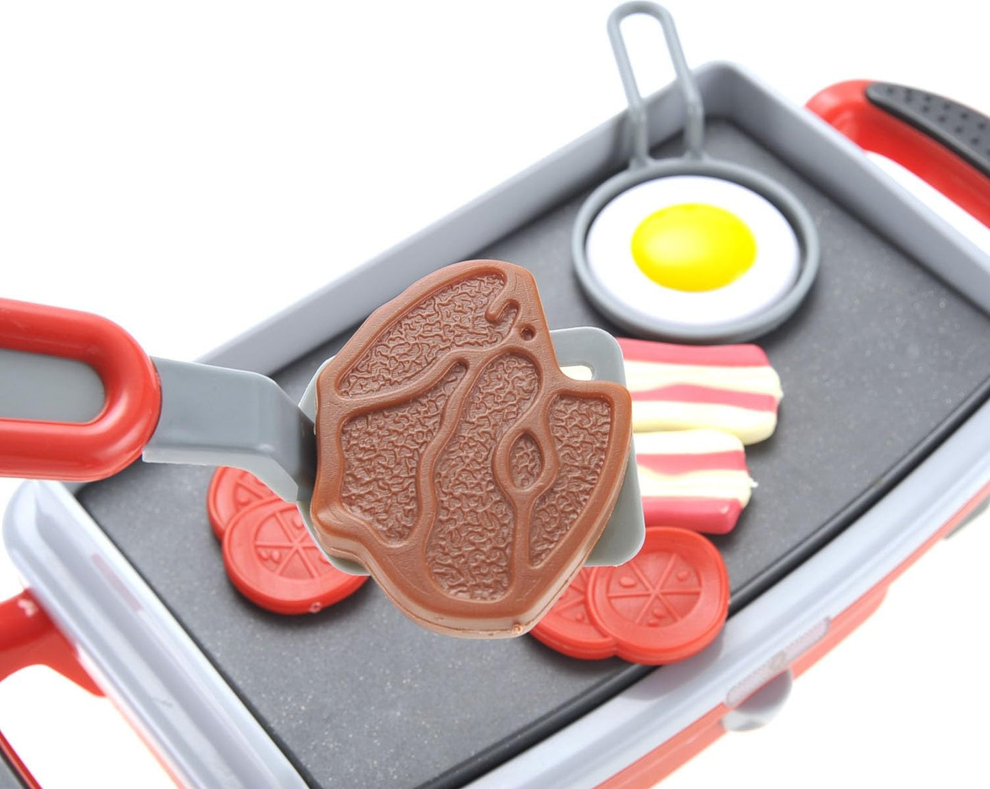 Breakfast Griddle Electric Kitchen Grill Playset – Pretend Food for Kids