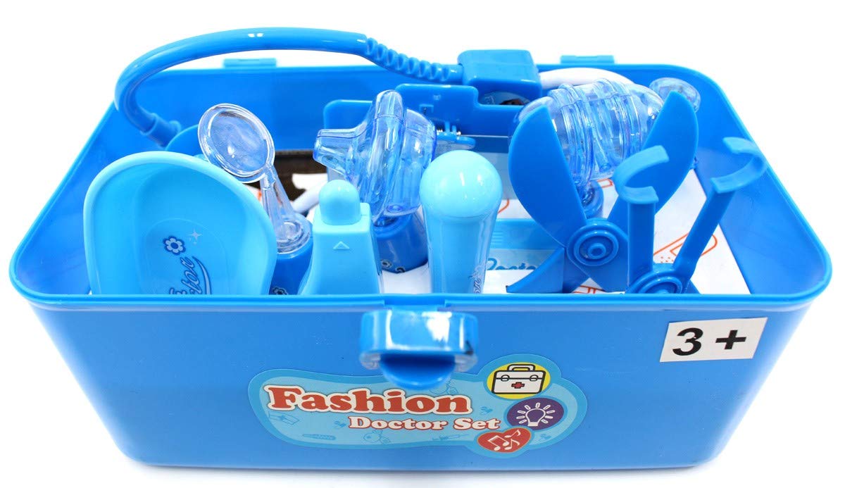 Blue Medical Box Doctor & Nurse Kit Playset – Fun Healthcare Toy for Kids