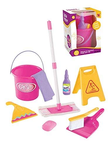 Little Helper Pretend Cleaning Toy Play Set for Kids - Fun Role Play Cleaning Kit