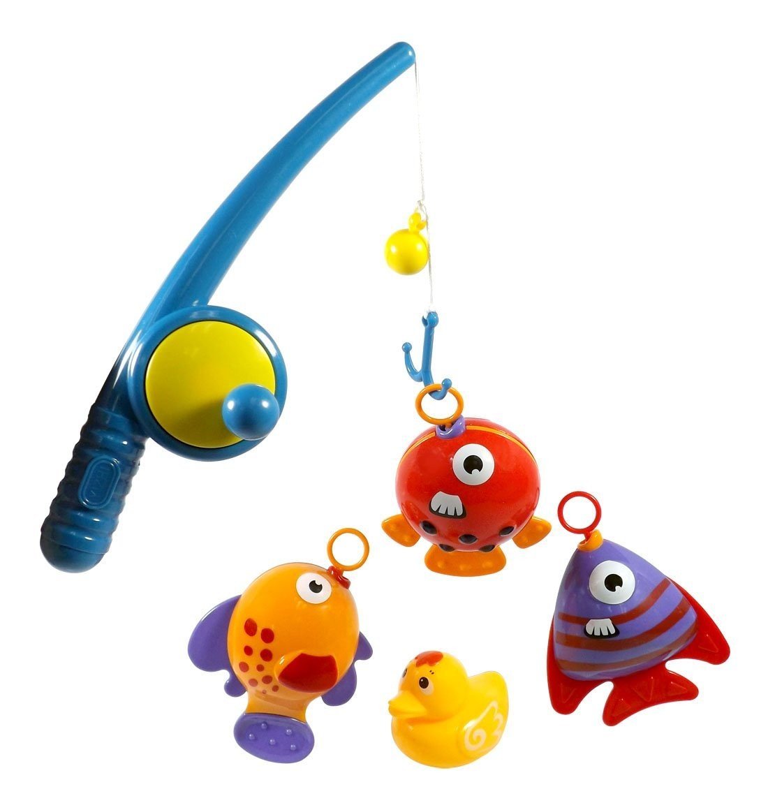 Hook and Reel Fishing Toy Playset for Kids - Interactive Fishing Game Set