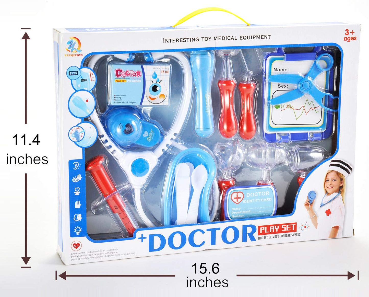 Medical Doctor Hospital Kit Playset for Kids – Complete Role Play Toy Set