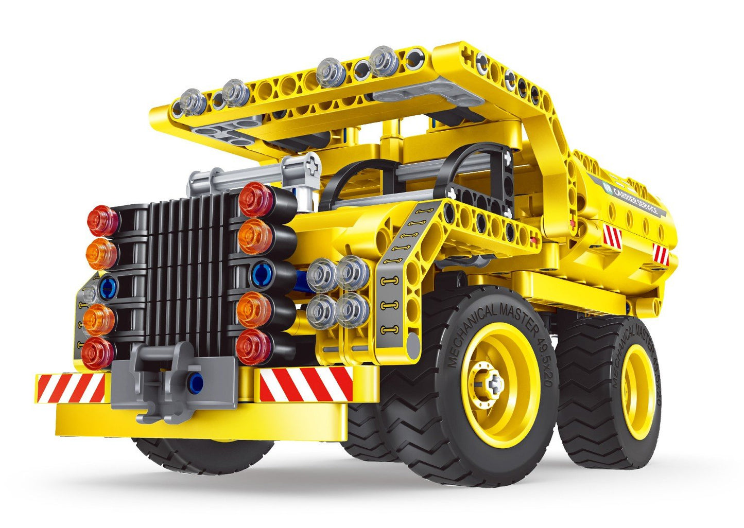 STEM Building Blocks Construction Kit with Dump Truck - 361 Pieces for Kids