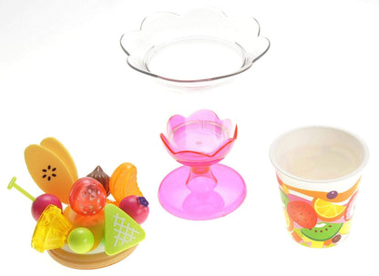 Play Food Set with Cupcakes, Cakes, Ice Cream & Sundae – Fun Toy Dessert Set