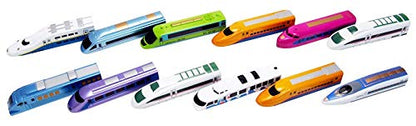 Dusky Shark Pull Back Toy Trains – Set of 12 Mini Trains for Kids' Play and Fun