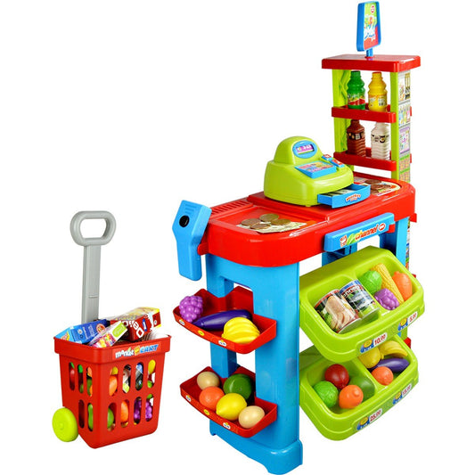 Supermarket Playset with Cash Register – Fun Grocery Store Toy for Kids