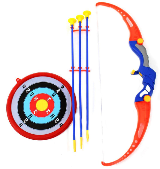 Kings Sport Archery Bow and Arrow Set for Kids with Target, Arrows, and Quiver