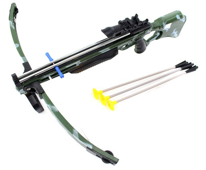 Deluxe 30 in Action Crossbow Set with Scope – Toy Weapon for Kids