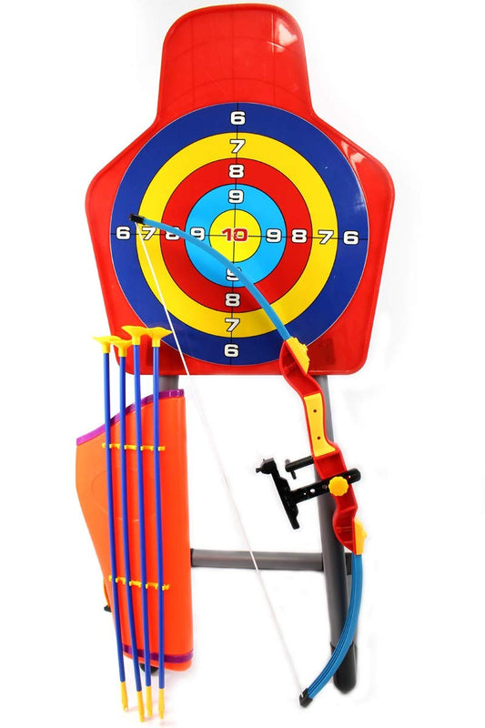 Kings Sport Archery Set for Kids with Target and Stand – Bow and Arrow Toy