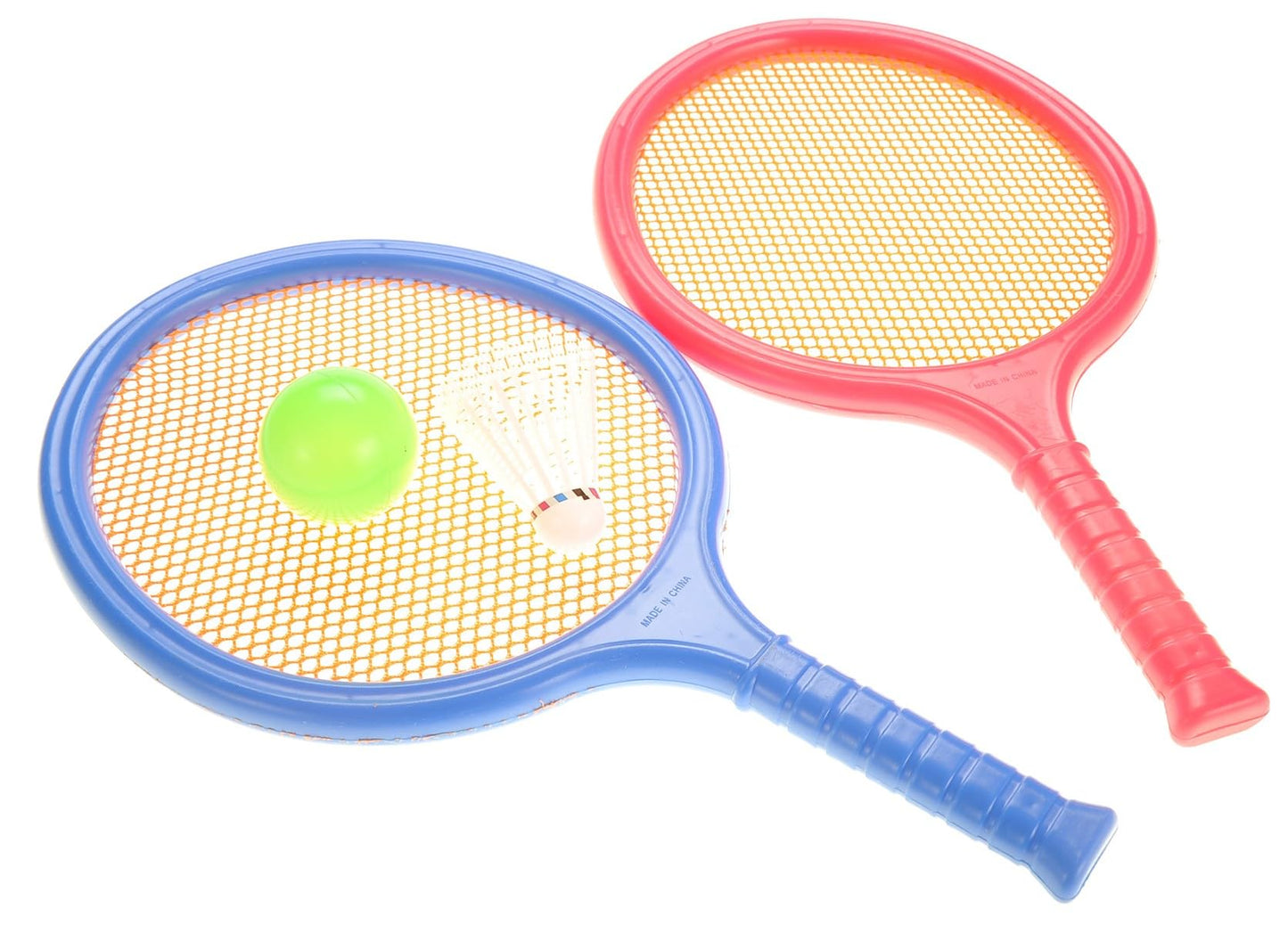 Kids Badminton Set with 2 Rackets, Birdie, and Ball - Outdoor Sports Toy for Kids