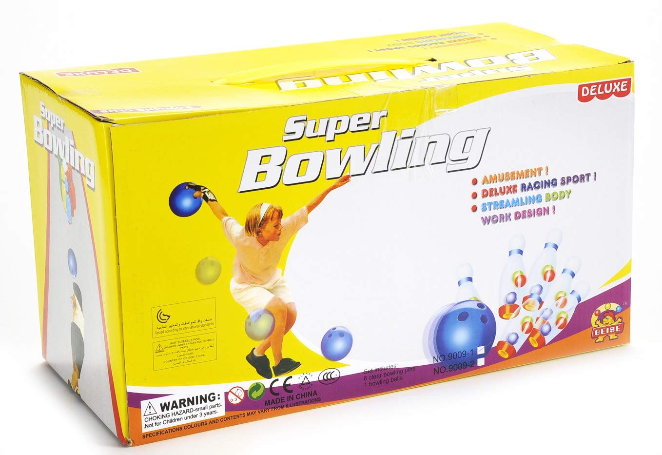 Dusky Shark 7-Inch Super Bowling Set Toy for Kids – Fun Indoor & Outdoor Game