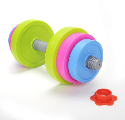 Adjustable Dumbbell Toy Set for Kids - Pretend Fitness Weights for Active Play