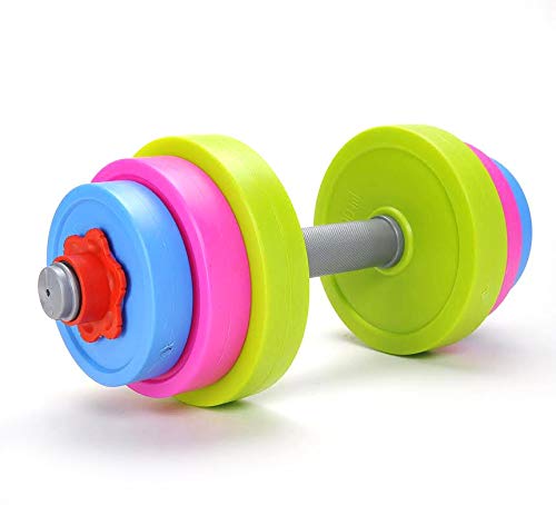 Adjustable Dumbbell Toy Set for Kids - Pretend Fitness Weights for Active Play