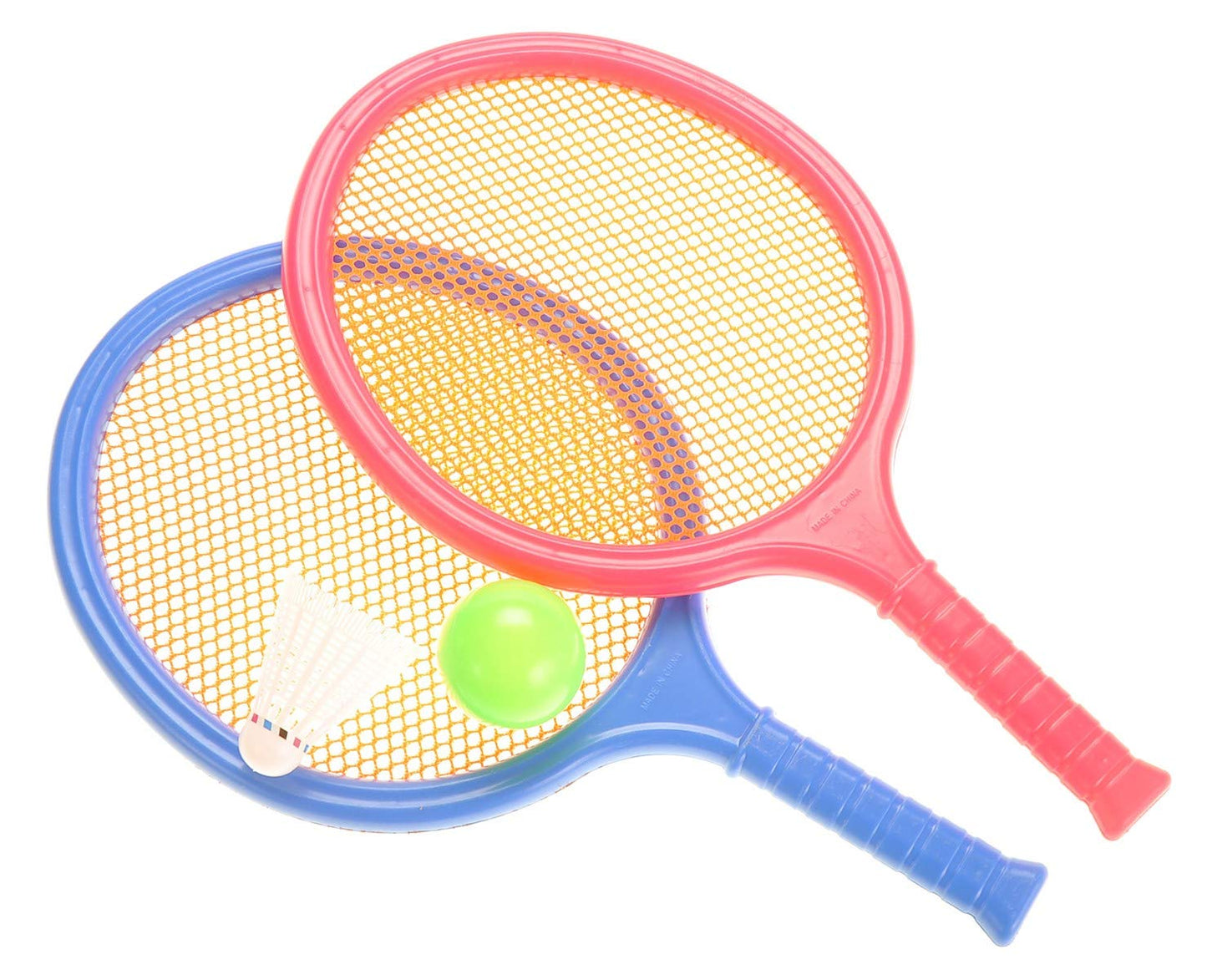 Kids Badminton Set with 2 Rackets, Birdie, and Ball - Outdoor Sports Toy for Kids