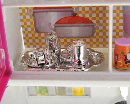 My Modern Kitchen Deluxe Battery-Operated Playset: Refrigerator, Stove & Sink