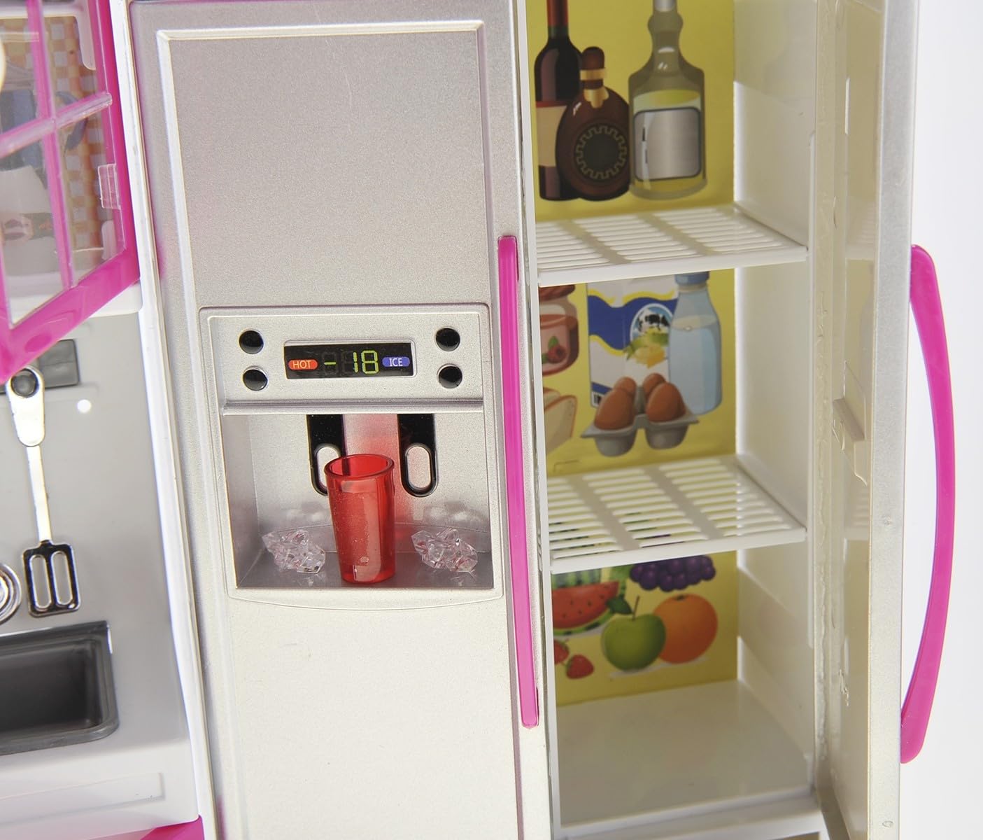 My Modern Kitchen Deluxe Battery-Operated Playset: Refrigerator, Stove & Sink