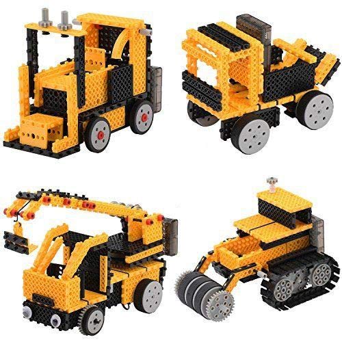 Motorized Construction Truck Building Kit for Kids - Fun Engineering Playset