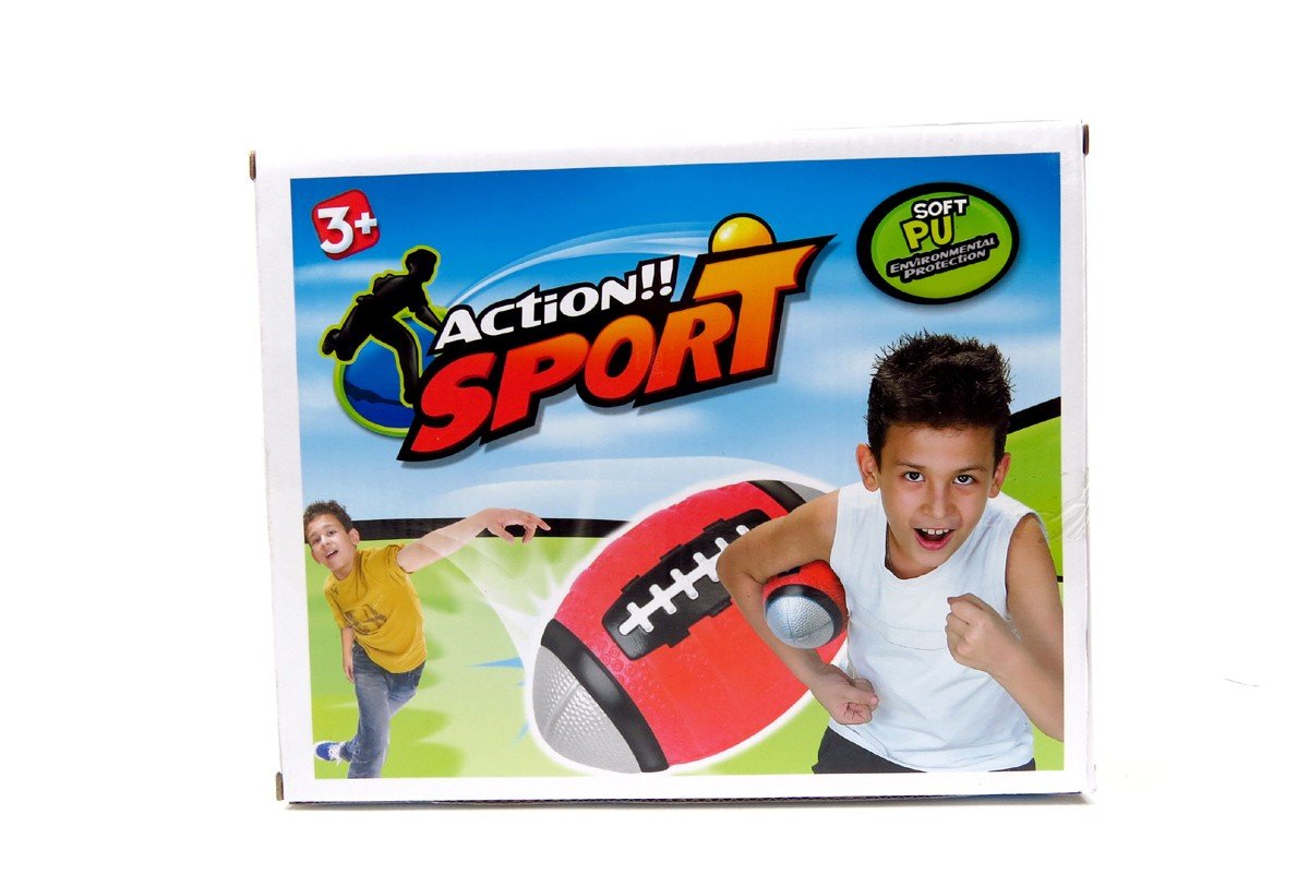 Set of 4 Sports Balls for Kids: Soccer, Basketball, Football, and Baseball