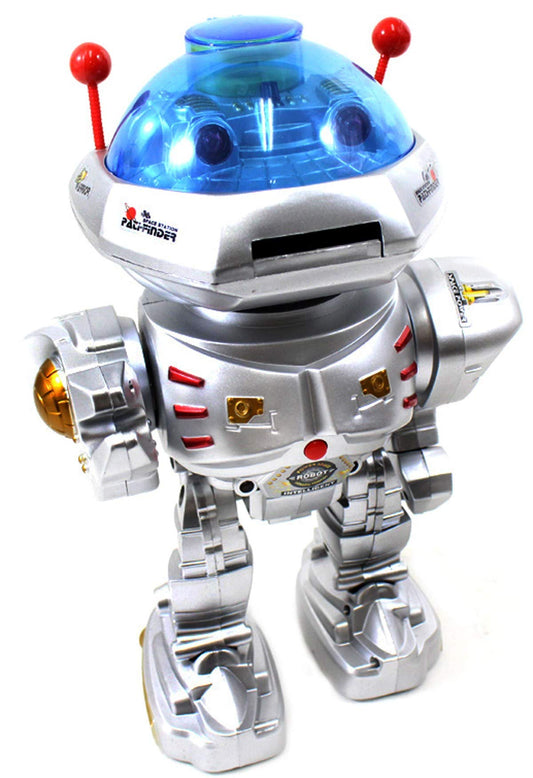 Dusky Shark 11" RC Dancing Robot with Remote-Controlled Missile Disc Launcher