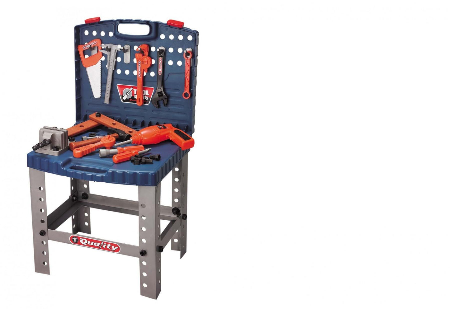 16 in Kids Pretend Tool Set Workbench - Fun DIY Playset for Young Builders