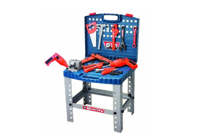 16 in Kids Pretend Tool Set Workbench - Fun DIY Playset for Young Builders