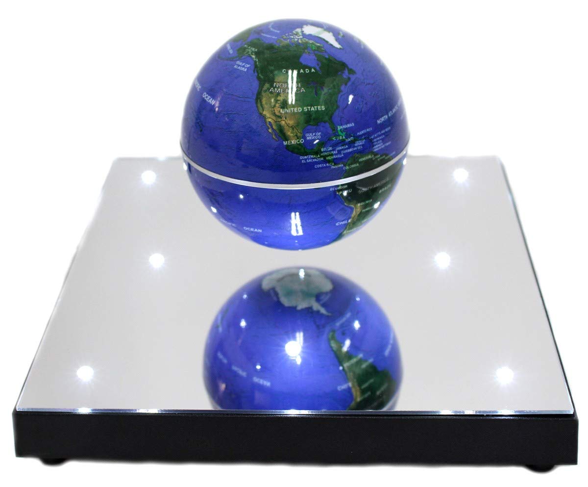 Magnetic Levitation Globe – Floating World Map Display for Home or Office