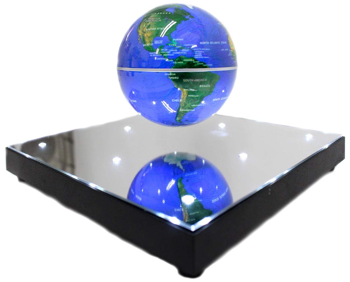 Magnetic Levitation Globe – Floating World Map Display for Home or Office