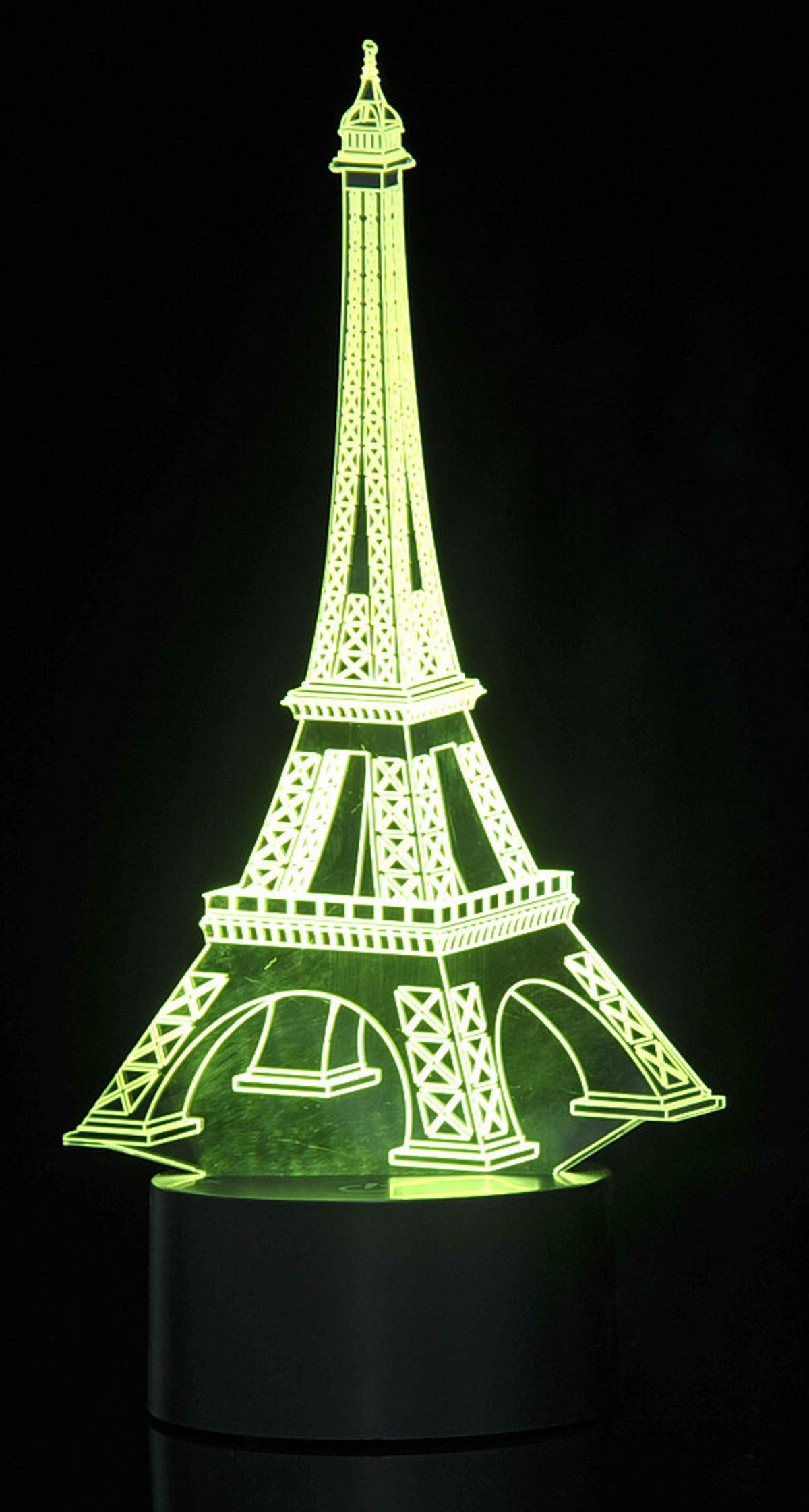 Dusky Shark 3D Laser Cut Eiffel Tower with LED Lights – Elegant Home Decor Accent