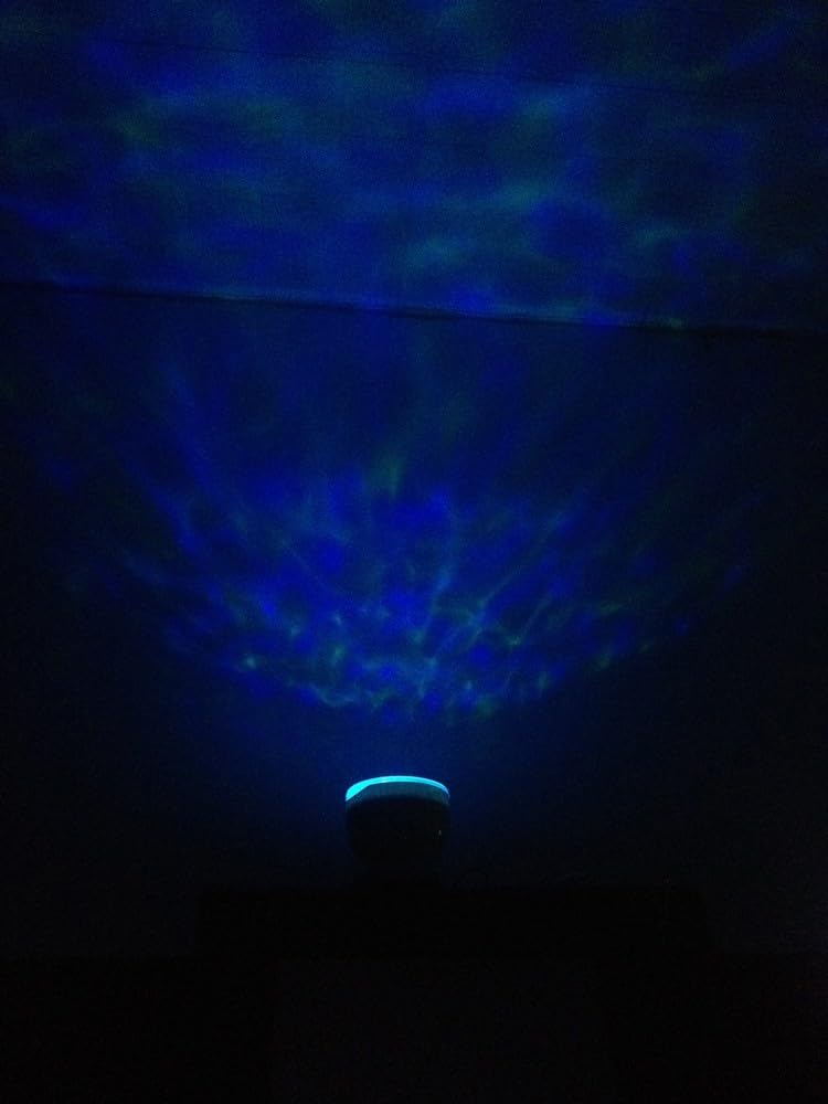 Dusky Shark Night Light Projector with Built-in Music Player – Starry Sky and Relaxing Sounds