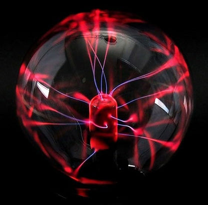 3-Inch Plasma Globe with Battery Slot & USB – Colorful LED Light Display