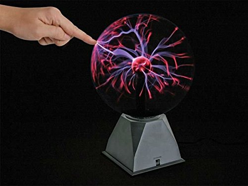 8-Inch Plasma Globe – Interactive Electric Ball with Colorful Lightning Effects