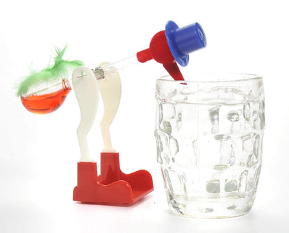 Glass Drinking Bird with Red Liquid – Classic Perpetual Motion Desk Toy