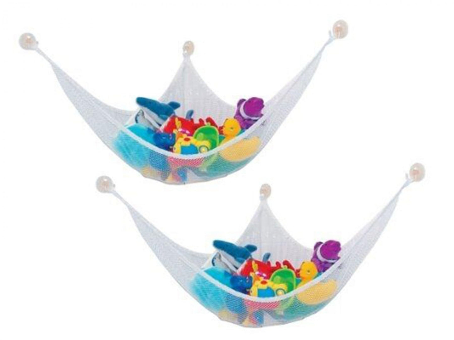 Jumbo Toy Hammock – 2-Pack Storage Nets for Stuffed Animals and Toys Organization