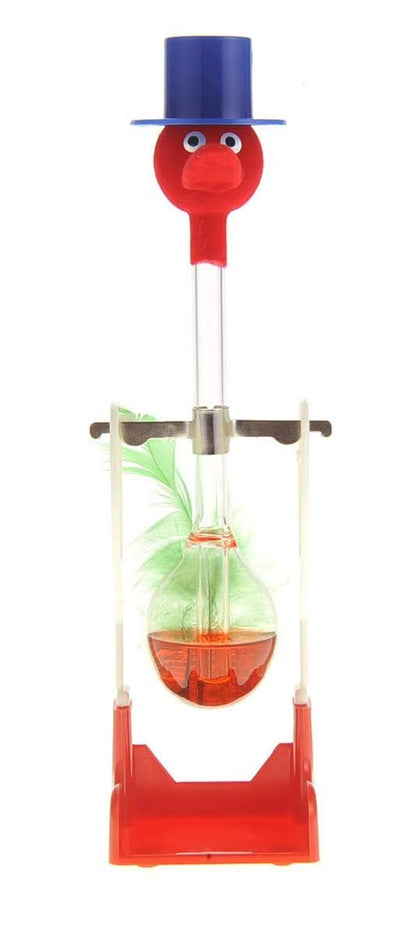 Glass Drinking Bird with Red Liquid – Classic Perpetual Motion Desk Toy