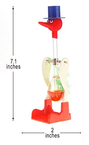 Glass Drinking Bird with Red Liquid – Classic Perpetual Motion Desk Toy