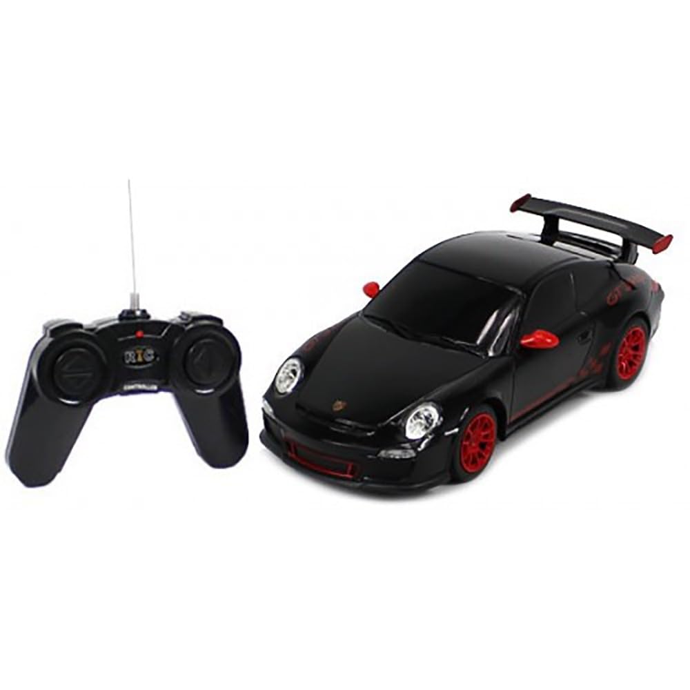 Dusky Shark 1:24 Scale Black RC Porsche GT3 RS Remote Control Car Model.