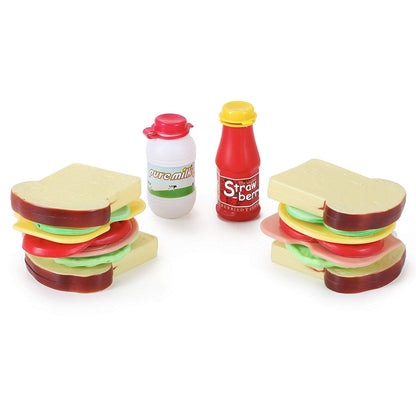 16-Piece Country Club Sandwich Playset – Fun Pretend Food for Kids