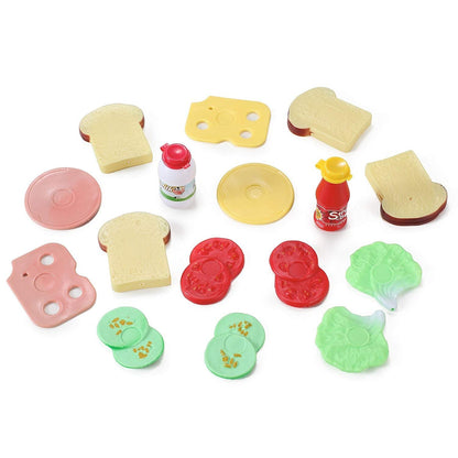 16-Piece Country Club Sandwich Playset – Fun Pretend Food for Kids