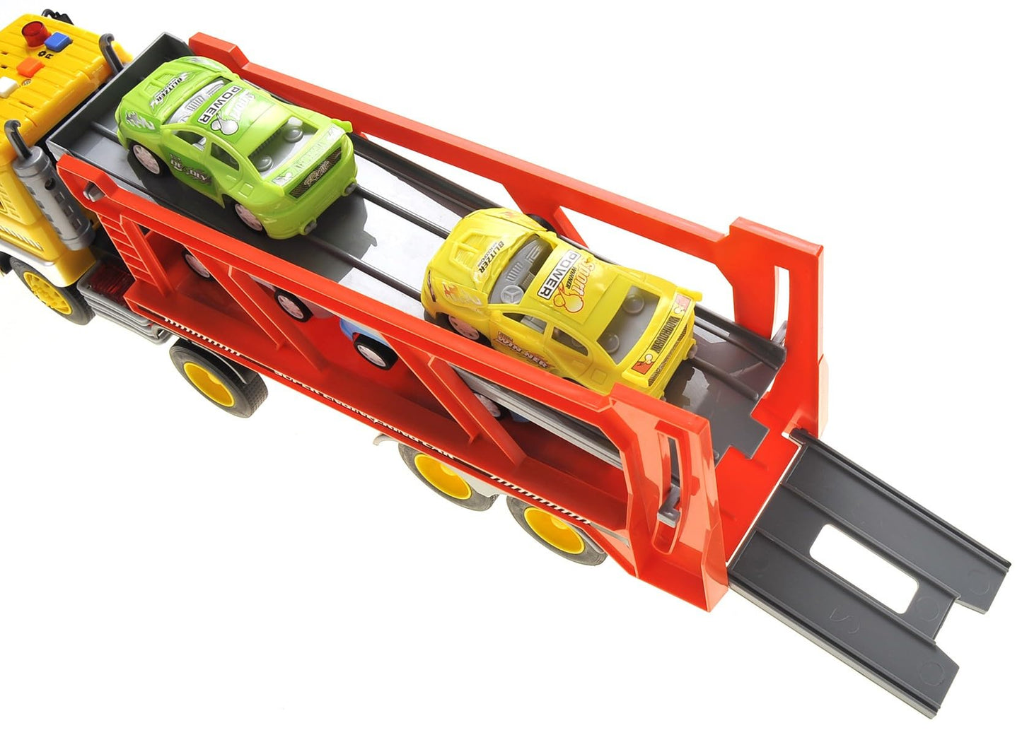 Dusky Shark Friction-Powered Transporter Truck with Lights & Sounds