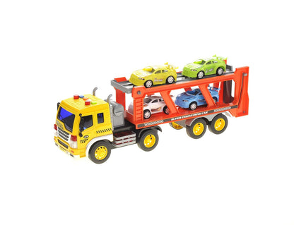 Dusky Shark Friction-Powered Transporter Truck with Lights & Sounds