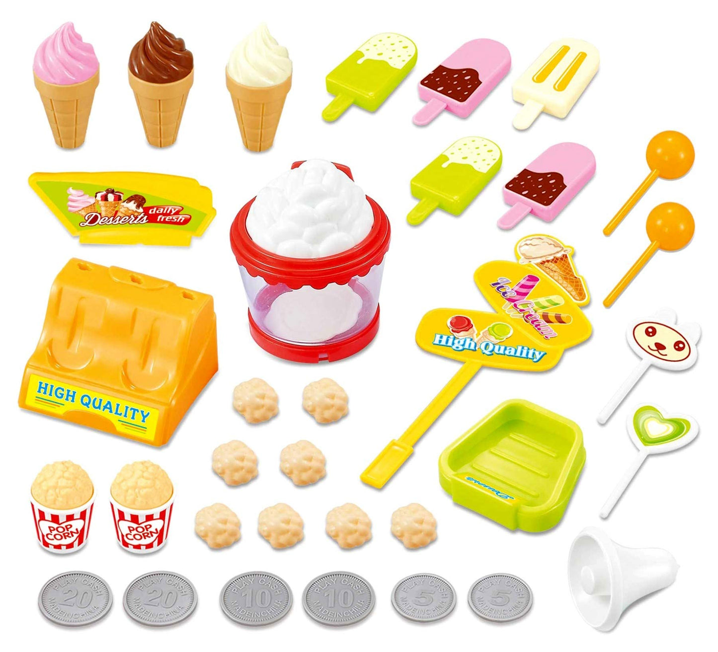 Orange Supermarket Sweet Shop Playset – Fun Toy Grocery Store for Kids