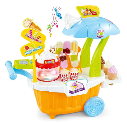 Orange Supermarket Sweet Shop Playset – Fun Toy Grocery Store for Kids