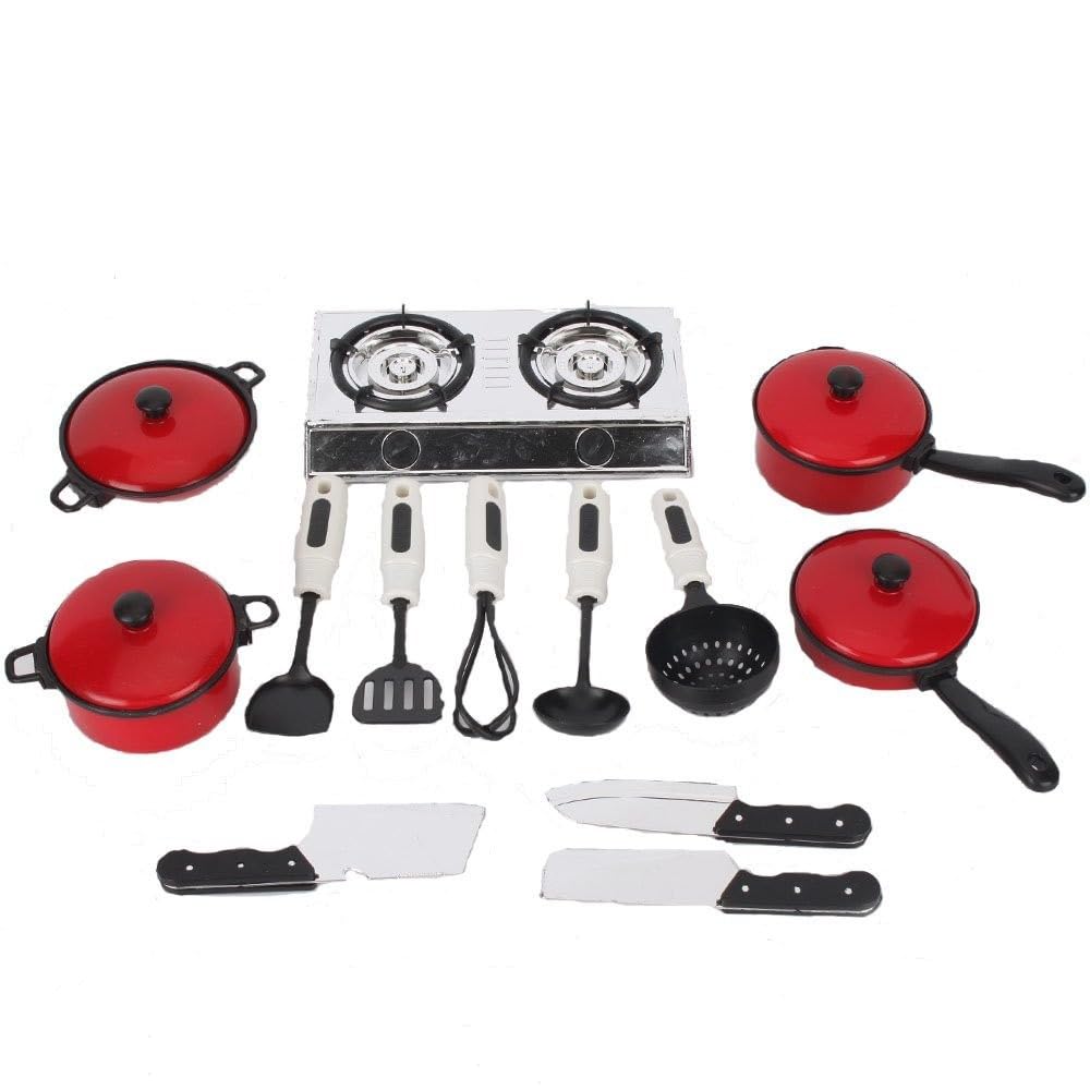 Mini Plastic Cookware Kitchen Set for Kids – Fun Toy Cooking Essentials